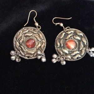 Vintage Tibetan Silver earrings